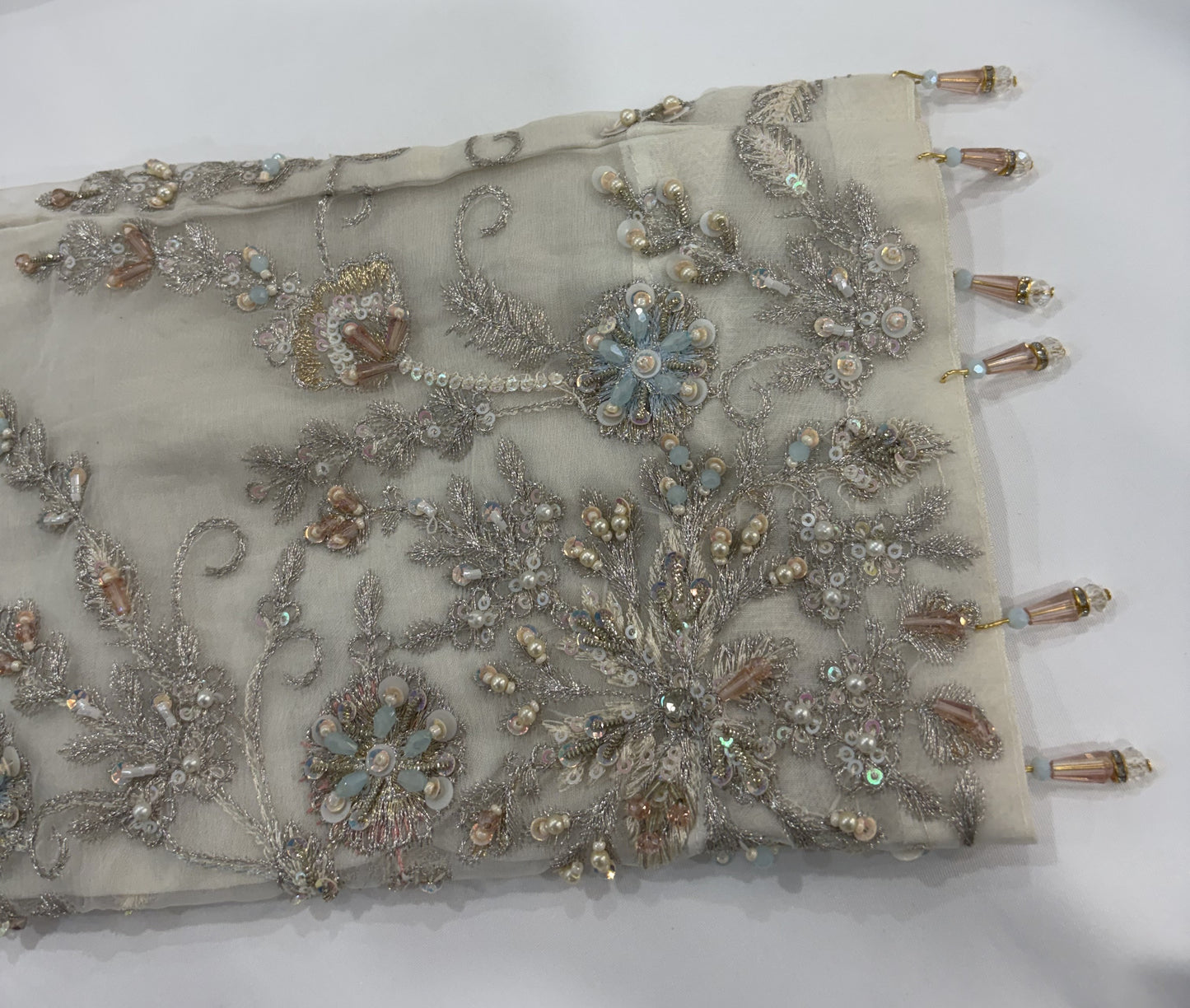 Elegant Off-White Heavy Embroidered 3PC Suit