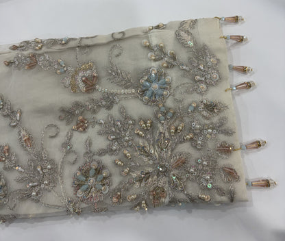 Elegant Off-White Heavy Embroidered 3PC Suit