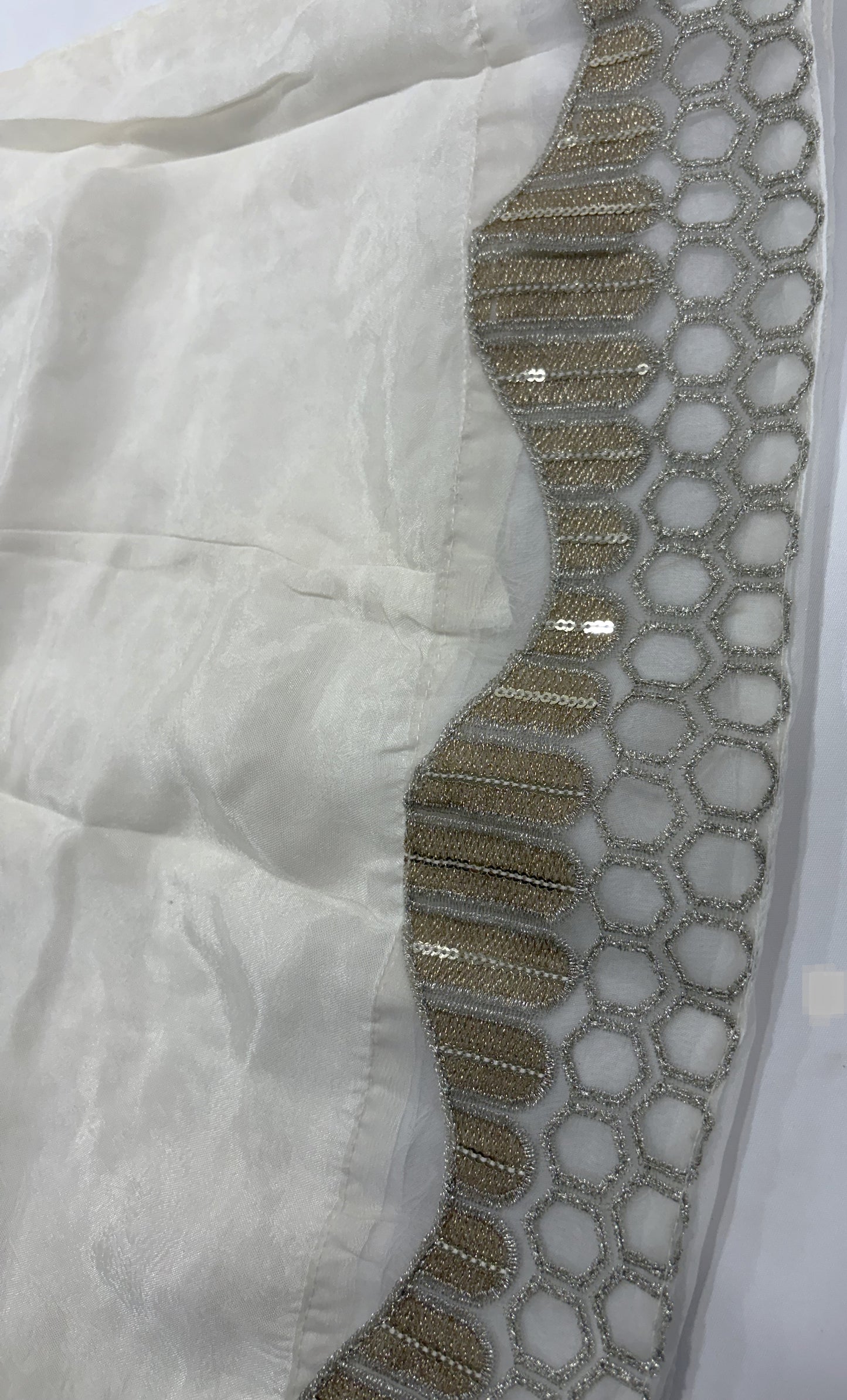 Elegant Off-White Heavy Embroidered 3PC Suit