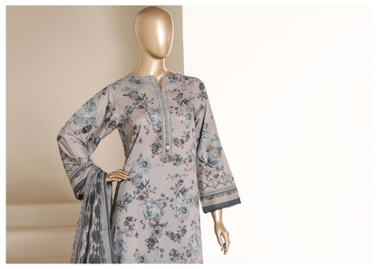 SADABAHAR - Printed Lawn Suit - Pearl Grey